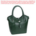 Royal Bagger Vintage Top-Handle Bags for Women, Genuine Leather Crossbody Shoulder Bag, Casual Bucket Handbag 1806. 