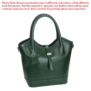 Royal Bagger Vintage Top-Handle Bags for Women Genuine Leather Crossbody Shoulder Bag Casual Bucket Handbag 1806