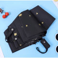 SKY PHIL Automatic Umbrella Black UV coated  Protection Umbrella Windproof Crown. 