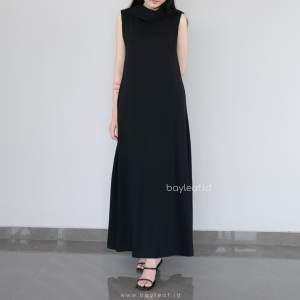 Bayleaf.id Gina Inner Maxi Dress Katun Tanpa Lengan/Sleeveless Basic