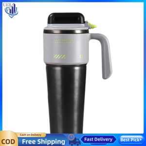 [Ueb Wholesale Center] Insulated Ceramic Coated Travel Tumbler 1000ml with Straw Stainless Steel