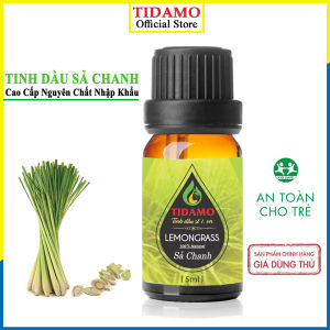 Tinh Dầu Sả Chanh Nguyên Chất TIDAMO Nhập Khẩu Có Kiểm Định - Tinh Dầu Xông Phòng Sả Chanh Thơm Thư Giãn và Đuổi Muỗi