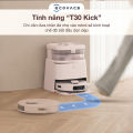 Robot hút bụi lau nhà Ecovacs Deebot T30 Pro Omni xòe giẻ làm sạch tối đa - Lực hút 11000Pa - Pin 5200mAh. 