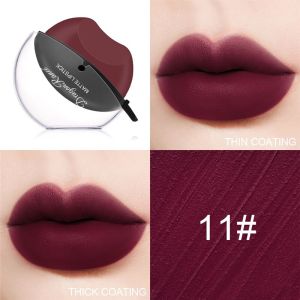 Ready stock! Lip-shaped lipstick seal lazy lipstick blush lipstick Matte makeuplip gloss Waterproof non-stick cup