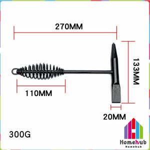 Homehub 300g 500g Spring Handle Welding Chipping Hammer Industrial Grade Welding Hammer Welding Hammer Slag Hammer