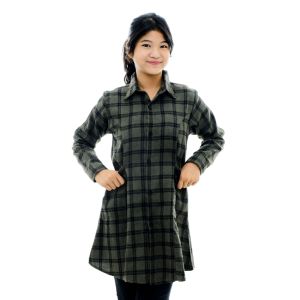 Baju TUNIK Flanel  Anak  Perempuan  ALV Kids