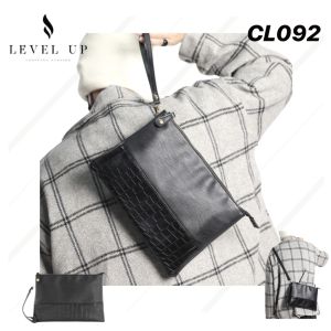 CL092 - Hand Bag Clutch Pria Wanita Pesta Dompet Branded Tas Tangan Cowok Kondangan Kulit Dompet Distro Branded Premium Import Handbag Murah