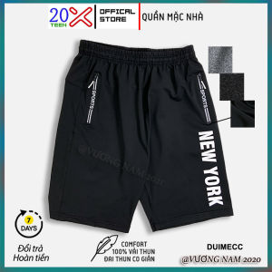 Quần đùi nam thể thao vâp dập đẹp ngắn mặc nhà vải thun lạnh co giãn 4 chiều VNO139