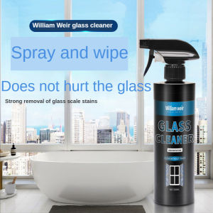 【One Cat Shop】Glass Cleaner Household Strong Decontamination Kitchen Glass Cleaner Bathroom Mirror Glass Descaling Agent