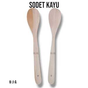 spatula kayu / centong kayu Harga 2 Pcs Sepasang