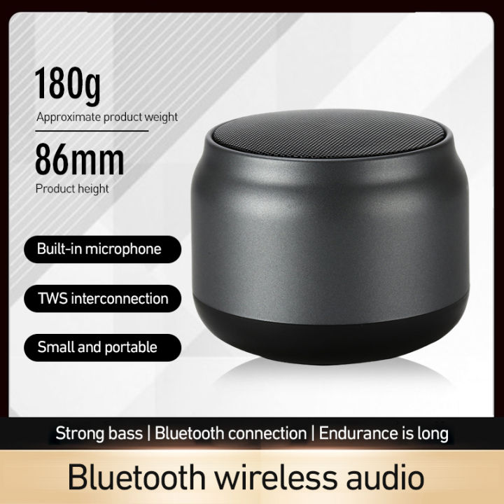 Portable Speaker Stereo Mini HiFi Bluetooth Speaker Super Bass | Lazada ...