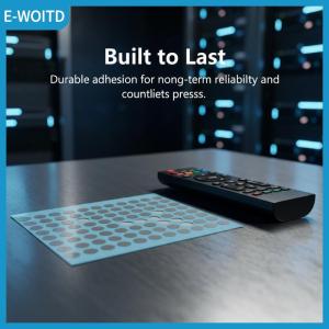 【E-WOITD】 Remote control button conductive tape patch  ultra thin silicone contacts kit for all brands of remote control repair