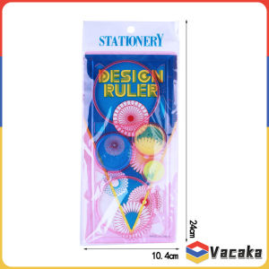 Vacaka Childrens Toys Ten Thousand Flower Ruler Student Stationery Creative Small Fresh Ruler