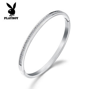 PLAYBOY bracelet for women rose gold diamond bracelet elegant style with free gift box