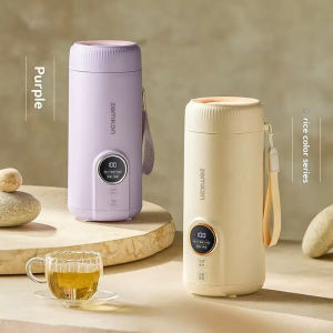 【 SG Stock 】 Portable electric kettlesmart electric cup316 stainless steel insulated cuptravel office heating cup