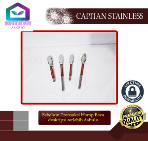 HATAYASHOP-PENJEPIT STAINLESS/Jepitan capitan stainless steel ukuran 9/JEPITAN STAINLESS BAGUS/JEPITAN STAINLESS MURAH/CAPITAN MURAH/CAPITAN BERKUALITAS/CAPITAN MAHAL/CAPITAN KEREN/CAPITAN KUE/CAPIT GORENGAN/CAPITAN MAKANAN