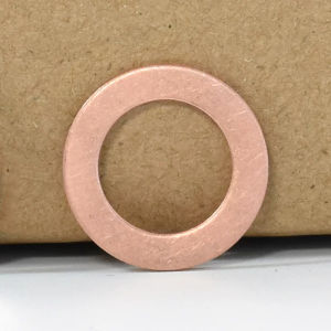 M12 Oil Drain Plug Gasket Set 10-Pack Copper Aluminum Sealing Washers for Car & Motorcycle Oil Pan