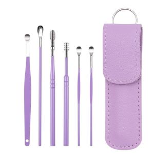 Bộ Dụng Cụ Lấy Ráy Tai 6 Món Dụng Cụ Lấy Ráy Tai Dụng Cụ Muỗng Lấy Ráy Tai Cho Trẻ Em Người Lớn Bộ Chăm Sóc Tai