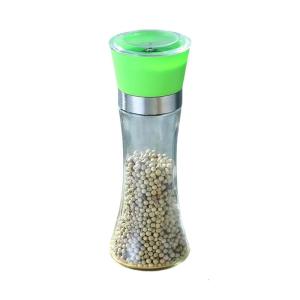 Manual Salt Grinder Peppers Manual Mill Glass Texture Mill Kitchen Seasoning Tool Present for Baking Enthusiasts