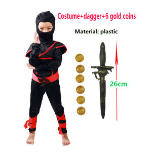 Children Ninja Cosplay Costumes For Kids Classic Carnival Boys Birthday Naruto Clothes Party Dress Suit
