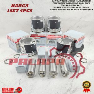 PISTON SEHER STD STANDAR KOMPLIT MITSUBISHI PS125 EURO4 CANTER EURO 1SET 4PCS