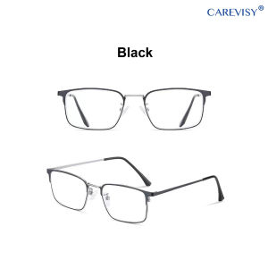 (Gift for parents) CAREVISY Business Progressive Reading Glasses Presbyopic Presbyopia Glasses Far Sighted Glasses Anti Blue Light Ray Spectacles for Adults Men Women