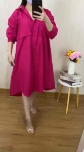 TUNIK CANTIK FUSCHIA JUMBO OVERSIZED 772