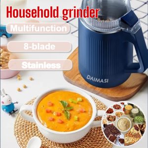 550ML Germany 8-Blade Stainless Grinder High-speed Large Capacity MultiPurpose Grain Kitchen Tool