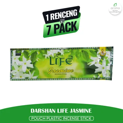 Dupa India Aromaterapi Pouch Plastic - Darshan Life Jasmine 35 sticks