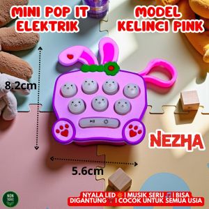 Generasi 3 Terbaru Level 999 Pop It Push Bubble Game Elektronik Mainan Edukasi Anak Squishy Viral Quick Push Menghilangkan Stress Pop It Nyala Musik Light LED Fidget