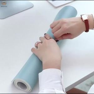 Large Mousepad Keyboard Mat Thick Leather Portable Anti-Slip Smooth Mouse Pad Pu Leather Waterproof Table Mat Desk Mat