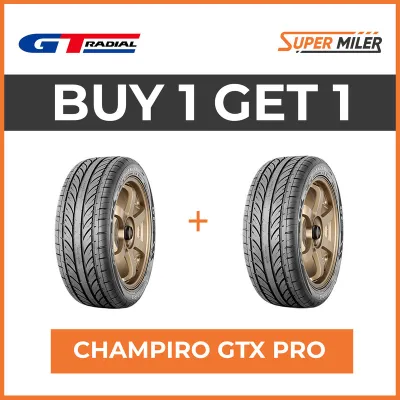 2pcs GT RADIAL 195/55R15 CHAMPIRO GTX PRO Car Tires