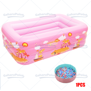 Kolam Renang Anak 1 Set Pompa / Kolam Renang Anak Free Pompa / Kolam Renang Anak Anak / Kolam Renang Besar Jumbo/Kolam Renang Anak Murah Inflatable Swimming Pool For Kids/Pink Kolam Renang Anak dan Bayi jumbo/ Kolam Renang Anak / Kolam Renang Karet