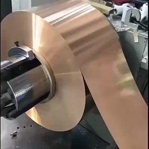 Phosphorus copper strip C5191 / QSn6.5-0.1 Phosphorus bronze foil Precision spring/connector/electronic component material