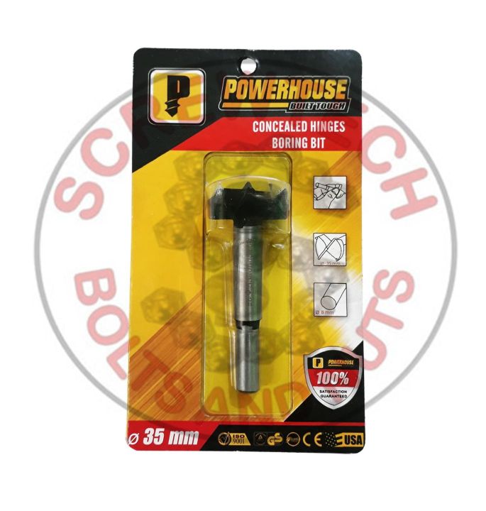 POWERHOUSE CONCEALED HINGES BORING BIT 35MM Lazada PH