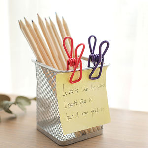 10 pcs Color Storage Clip Strong Spring Clothespin Drying Clip Sealing Clip Multi-functional Non-slip Small Clip