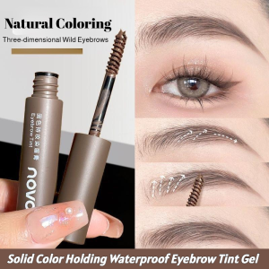 Waterproof Eyebrow Tint Gel Long Lasting Smudge Proof Natural Hair Like Strokes Defined Feathered Brows Transfer Resistant Brow Mascara