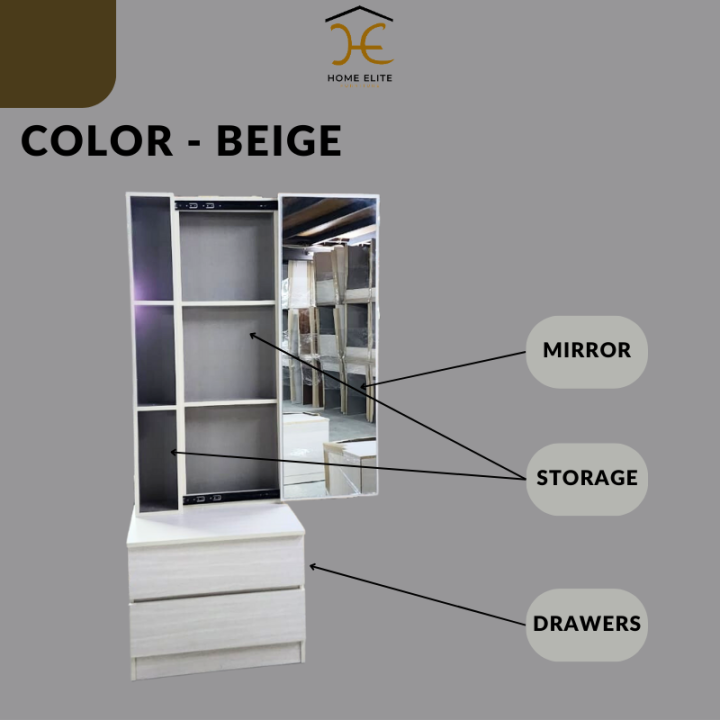 (Siap%20Pasang)%20Home%20Elite:%20Furniture%20Make%20Up%20Dressing%20Table/Mirror/Stool%20Meja%20makeup/Meja%20Solek%20with%20Drawer%20Perabot%20Murah%20-%20Image%202