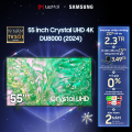 [ĐÓN CHỜ 23.5 SĂN VOUCHER 20%] Smart Tivi Samsung 4K Crystal UHD DU8000 UA55DU8000KXXV(2024)- 55 inch- Hàng Chính Hãng - Phân Phối Bởi Lazada - MIỄN PHÍ VẬN CHUYỂN TOÀN QUỐC. 