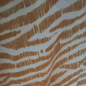 White Orange Crumple fabric sold per yard