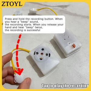 ZTOYL  Hộp thoại cho thú nhồi bông mô-đun âm thanh ghi âm đồ chơi sang trọng ghi âm Thiết bị ghi âm thiết bị với giọng nói rõ ràng