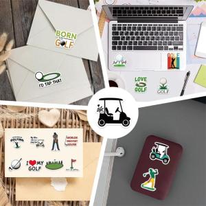 50Pcs Golf Sports Stickers Waterproof Decal For Outdoor Use Personalizing DIY Projects Home Office Laptop Decors