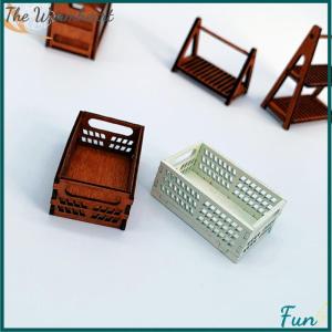 【The Warmheart】 1 12 Dollhouse Mini Storage Baskets Dolls House Bread Food Basket Dollhouse Decoration Accessories