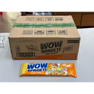40pcs Mayora Wow Spageti Instant Spagetti Aglio Olio / Creamy Carbonara / Meaty Bolognese Halal
