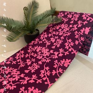 Exclusive Batik Fabric (2meter X 1.1meter) -100%Cotton - 100% Genuine Handmade Batik - Hand-Stamped