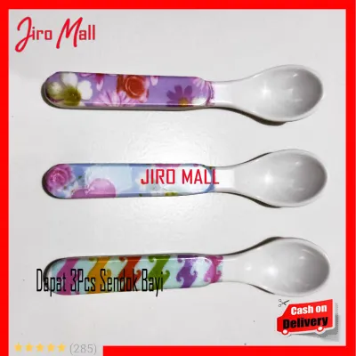 DISKON 3Pcs Sendok Bayi / Sendok Makan Anak / Sendok Melamin / Sendok Lucu /Sendok Anak By JIRO MALL