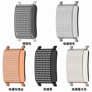 Watch Protector Cover 22mm Belt Connector for 4.0 3.0 Shockproof Protector Cover Shell Scratchproof Housing