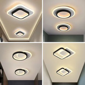 YHLAMP Corridor Light Modern Ceiling Light Led Ceiling Lamp Bedroom Center Light Nordic Lights Nordic Light Fixture Pendant Lamp Trichromatic Light Led Ceiling Light for Hallway Living Room Bedroom Study Room Kitchen Dinning Room Home Ceiling Lighting