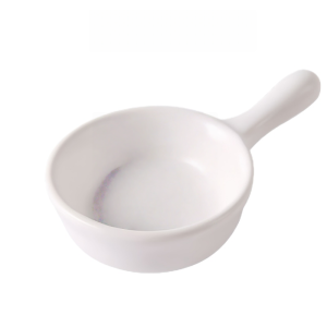 5PCS Ceramic Sauce Dish Dipping Bowl with Handle Mini Appetizer Party Favor Plate Household Seasoning Dish Hot Pot Dipping Dish