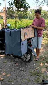 TAS KANDEK TAS KURIR TAS POS ANTI AIR BAHAN BAGUS SEMI KULIT
